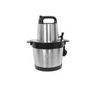 Mini Picadora de carne eléctrica con cuenco de acero inoxidable de 6 L para carne, cebollas, verduras y nueces - Batidora de cocina profesional