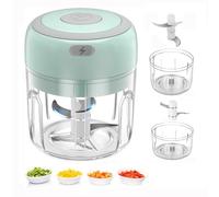 Mini Picadora De Carne Portátil Inalámbrica, Trituradora De Verduras Portátil Con Carga USB, Fácil De Limpiar Adecuada For El Procesamiento De Alimentos De Frutas/carnes(Pink)