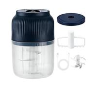 Mini Picadora Eléctrica de Alimentos | 350 ml Inalámbrica Portátil y Recargable por USB | Trituradora para Ajo Eléctrica Doméstica | para Cebolla, Verdura, Nuez, Jengibre, Hogar, Cocina, Apartamento,
