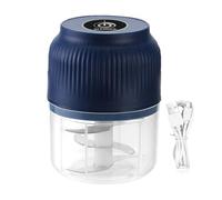 Mini picadora eléctrica de alimentos, trituradora de ajo recargable inalámbrica, procesador de alimentos portátil y licuadora, cortador de jengibre inalámbrico de carga USB para chile, verduras