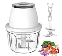 Mini picadora eléctrica de cebolla, 350 ml, inalámbrica, con carga USB, portátil, pequeña picadora de cebolla, para frutas, nueces, carne, frutas, ajo, chili