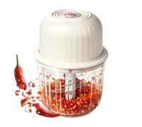 Mini Picadora Eléctrica Procesador De Alimentos Portátil 350 Ml Picadora