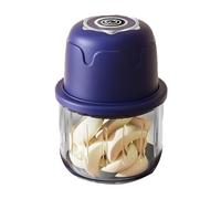 Mini picadora recargable - Procesador eléctrico de alimentos de 350 ml | Picador de ajo, jengibre y nueces con acero inoxidable - Licuadora portátil inalámbrica para comida de bebé y cocina