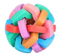 Mini Pig Toy Bell Ball - Bola de Masticación Que Hace Sonido para Juegos Interactivos de Mascotas - Juguete Masticable Divertido y Atractivo para Animales Pequeños (Pequeño)
