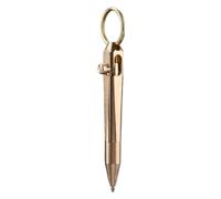 Mini pin de medición compacto hecho de metal, bolígrafo de bolsillo pequeño con mecanismo de pernos, billetera, oficina, compañero de viaje, regalo diario, unidad de escritura de firma, bolsillo para
