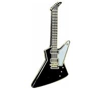 MINI PINS-Guitarra Explorer (Negro) (4cm)