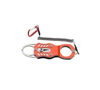 Mini pinza de pesca, 12 cm, portátil, herramienta de agarre de labios de pescado, soporte para peces con llavero de bobina, alicates multifuncionales, herramientas removedor de gancho para pesca al