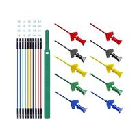 Mini pinza de prueba con gancho, sonda puente SMD IC cable silicona for pruebas analizador lógico(P1512D)