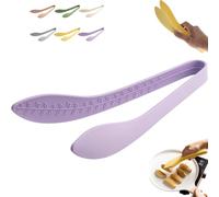 Mini pinzas de cocina de silicona para cocinar, pinzas pequeñas de 9.8 pulgadas para niños y padres, coloridas pinzas pequeñas para servir aperitivos, palomitas de maíz, caramelos, cubitos de hielo