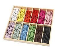 Mini Pinzas de Ropa - Surtido, L: 25 mm, Ancho: 3 mm, Colores asstd, 288asstd