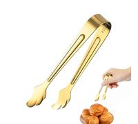 Mini Pinzas De Servicio - Control De Alimentos Ala, Pinzas De Azúcar Acero, Accesorio Cocina 10,5 Cm, Pequeñas Metal | Para Buffet Boda Bar Y Restaurante