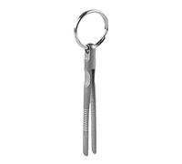 Mini Pinzas de Titanio, Pinzas EDC Portátil con Llavero Mini Herramienta Al Aire Libre para Senderismo Trekking Camping Aventura o Uso Diario