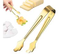 Mini pinzas para aperitivos 11,5 cm - Pinzas para hielo multifunción en acero inoxidable 304 | Sirve azúcar, caramelo, cubitos de hielo, limón, malvaviscos, galletas, buffet, barbacoa, hogar, cocina,