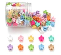 Mini pinzas para el pelo de flores, pinzas para el pelo de bebé, pinzas de garra lindas, horquillas para el pelo, pasadores para el pelo, accesorios para el cabello para mujeres, niñas, niños,