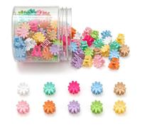 Mini pinzas para el pelo de flores, pinzas para el pelo de bebé, pinzas de garra lindas, horquillas para el pelo, pasadores para el pelo, accesorios para el cabello para mujeres, niñas, niños,