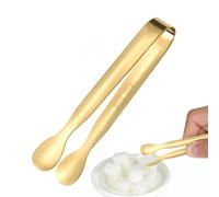 Mini pinzas para servir, pinzas de 11 x 1,7 cm, pinzas de acero inoxidable para servir , pinzas de cocina universales a prueba de óxido, pequeñas toneladas de aperitivos para cubitos de hielo