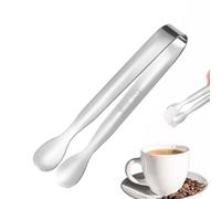 Mini pinzas para servir, pinzas de 11 x 1,7 cm, pinzas de acero inoxidable para servir , pinzas de cocina universales a prueba de óxido, pequeñas toneladas de aperitivos para cubitos de hielo