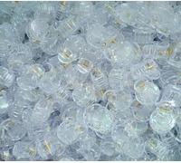 Mini pinzas transparentes para el pelo, pequeñas pinzas acrílicas para el pelo, decoración pequeña, pinzas multifunción para accesorios de cabello, 2,3 x 2,1 cm, 30 unidades