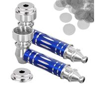 Mini Pipa de Tabaco (2 Piezas, Azul)