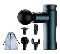 Mini pistola de masaje muscular portátil, masajeador de percusión para tejido muscular profundo para deportistas, alivio del dolor muscular y la relajación, carga de emergencia, con luz LED