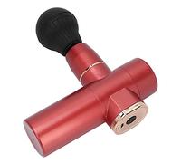 Mini Pistola de Masaje Muscular, Recargable Mano Masajeador Muscular con Cuatro Modos, Carga USB Eléctrico Masajeador Muscular para Atletas Relajación Corporal(rojo)