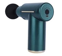 Mini pistola de masaje portátil, masajeador de percusión de tejido profundo para el hogar para aliviar el dolor, velocidad de fuerza de 6 engranajes(verde)