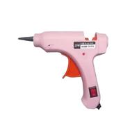 Mini pistola de pegamento caliente, termofusible con cable 20 W, herramienta industrial fusión a alta temperatura calentamiento rápido, eléctrica