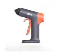 Mini pistola de pegamento termofusible, herramienta seguridad bajo voltaje 10 W, barra alta viscosidad 7 mm, doméstica, eléctrica bricolaje