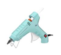 Mini Pistola De Pegamento Termofusible, Pistola De Silicona De Alta Temperatura De 40W, Proyectos De Bricolaje, Reparaciones, Creación Artística, Con Barras De Pegamento De 7mm(Blue L 60W)