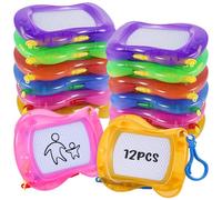 Mini Pizarra Magnética, Mini Pizarra Mágica Con Llavero Para Niños, Regalo Para Fiestas Infantiles, Regalo Para Cumpleaños Infantiles, Relleno Para Bolsas De Regalo, 12 Unidades
