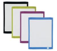 Nobo Pizarra Magnética Pequeña con Marco de Color para la Pared, Borrado en Seco, Incluye Rotulador de Pizarra, Imanes, Borrador, Almohadillas Adhesivas, 216 x 280 mm, 1903816