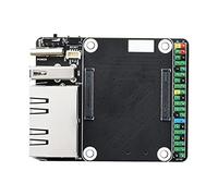 Mini placa base Gigabit Ethernet dual para Raspberry Pi Compute Module 4 CM4, interfaces ETH/Micro SD/USB integradas, adecuada para evaluar la Raspberry Pi CM4 o integrarse en productos finales