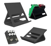 Mini placa de pedal de guitarra extendida | Tablero de pedal de efectos de escritorio inclinable con pies antideslizantes | Diseño de ángulo de inclinación de 30° y 60° | Adecuado para estudios de