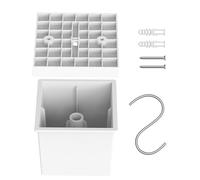 Mini Plant Basket - Adjustable Lidded Planter Pot, Small Flower Pot for Planting, Vertical Garden Tool, Urban Gardening Gear with Drainage Hole System, Planter Support Tool for Rooting and Nesting