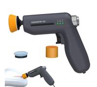 Mini Polisher - Car Detailing 12V Multi Functional Compact Waxing Machine | Ergonomic Handheld Buffer High Speed Electric Automotive Polisher for Boat, Pickup or Cleaning, 5.28x5.75in