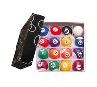Mini Pool Balls Set, 16-Piece Billiards Toy Balls for Tabletop Games, Strategic Thinking Builder, Educational and Interactive Fun for Kids, Teens, Boys, Girls, and Family Recreation