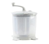 Mini Portable Washing Machine,Manual Washing Machine,Hand Cranking Power,No Electricity Required,Suction Cup Foot Mat,For Camping, Caravan, Dorms Apartments, College Rooms, LJJY-KK