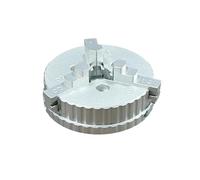 Mini portabrocas de 30/48/74 mm para amoladora de banco de torno, taladro eléctrico, aleación de aluminio, autocentrado, mandril giratorio para carpintería (1 mm-48 mm)