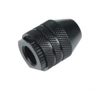Mini portabrocas de tres mandíbulas fácil de usar, 0, 3, 3, 4 mm, cambio rápido para herramientas con cable (corto M8)