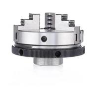 Mini portabrocas manual de tres mordazas con montaje de rosca autocentrante for piezas de torno de instrumentos de precisión CNC(K01-63)