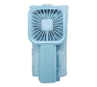 MINI PORTÁTIL MINI FANDELLA - Bloqueo UV y paraguas recargable del viento con ventilador integrado | Diseño antiestático plegable para enfriamiento de verano, protección térmica y prot