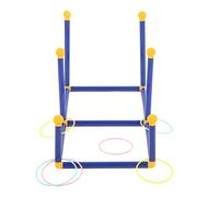 Mini Portería de Fútbol con Juego de Pelota de Plástico | Juego de pelota y portería, plástico resistente, juguete interactivo para niños