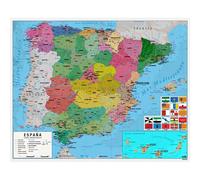 Grupo Erik Editores MPGE0219 - Mini póster mapa de España, 40 x 50 cm