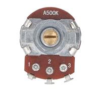 Mini Potencimetro de Guitarra 500K Pote Cnico de Volumen de Sonido de Metal Giratorio Suave para Control de Tono y Volumen de Guitarra, Material de Aluminio