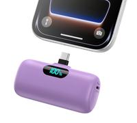 Mini Power Bank USB C 5000mAh, Ultra Compacto Powerbank 15W PD Carga Rapida Cargador Portátil Batería Externa Compatible con iPhone 17/16/15 Serie, Samsung, Xiaomi, Huawei, Switch USB C Teléfonos etc