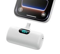 Mini Power Bank USB C 5000mAh, Ultra Compacto Powerbank 15W PD Carga Rapida Cargador Portátil Batería Externa Compatible con iPhone 17/16/15 Serie, Samsung, Xiaomi, Huawei, Switch USB C Teléfonos etc