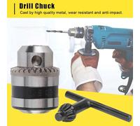 Mini Power Drinch Chuck, 0.6-6.5 Mm KeyType con Llave de Chuck, Hierro de Alta Resistencia, Diseñado para Máquinas de Taladro y Taladros Eléctricos (0.6-6 mm [B10])