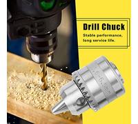 Mini Power Drinch Chuck, 0.6-6.5 Mm KeyType con Llave de Chuck, Hierro de Alta Resistencia, Diseñado para Máquinas de Taladro y Taladros Eléctricos (0.6-6 mm [B10]) (0.6-6 mm3/8-24unf)