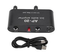 Mini Preamplificador de Audio Estéreo, Mini Amplificador Integrado HiFi de 2 Canales, Receptor Amplificador Estéreo para PC de Escritorio Digital, Placa de Amplificación de Audio