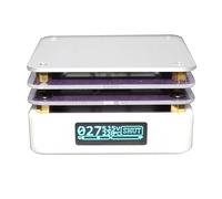 Mini precalentador de placa caliente, estación de calefacción de soldadura PD tipo C de 65 W con pantalla LED para reparación de PCB, carcasa compacta impresa en 3D